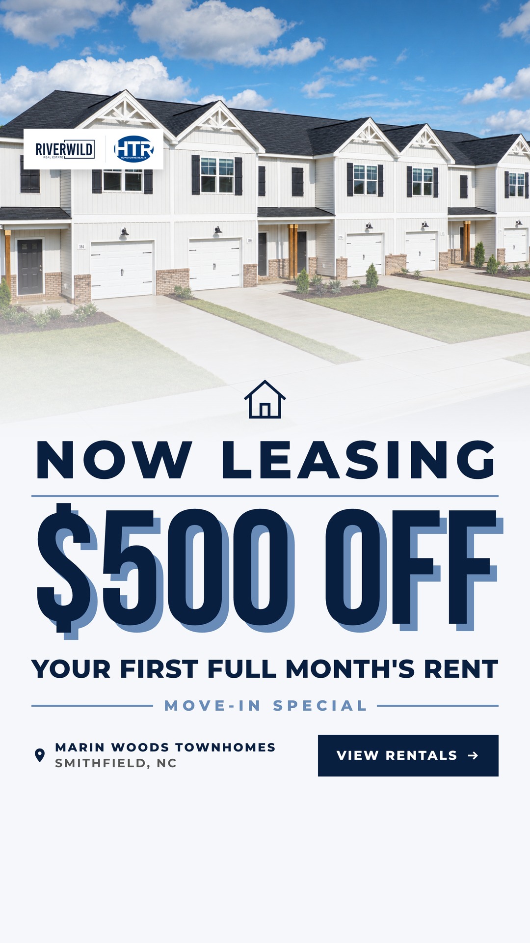 Now Leasing static Facebook Story ad
